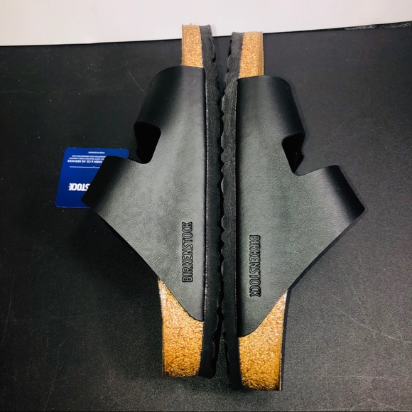 Leather and Cork Birkenstock Arizona Sandal Black - Picture 6 of 8